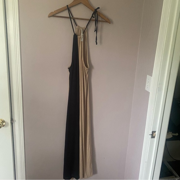 NWOT Halter Midi Black Dress Size Large - Picture 6 of 10